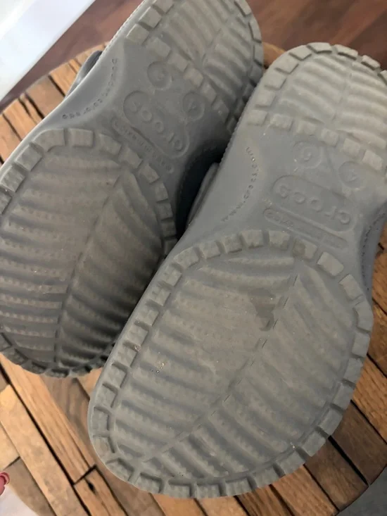 CROCS Gray Unisex Slip-On Clog - Picture 3 of 4